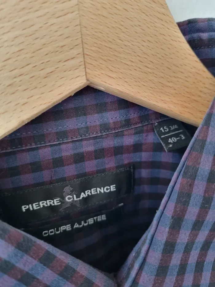 Chemise à carreaux Pierre Clarence - photo numéro 3