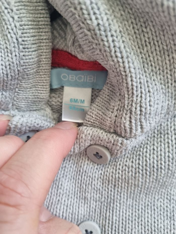 Veste obaibi 6 mois - photo numéro 4