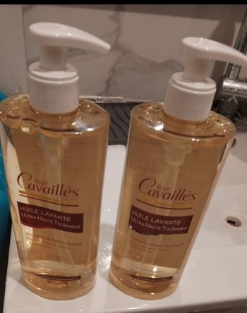 lot de 2 huile de douche roge cavailles