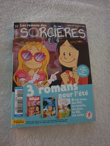 Livre les romans des sorcières 3eme trimestre 2024.
