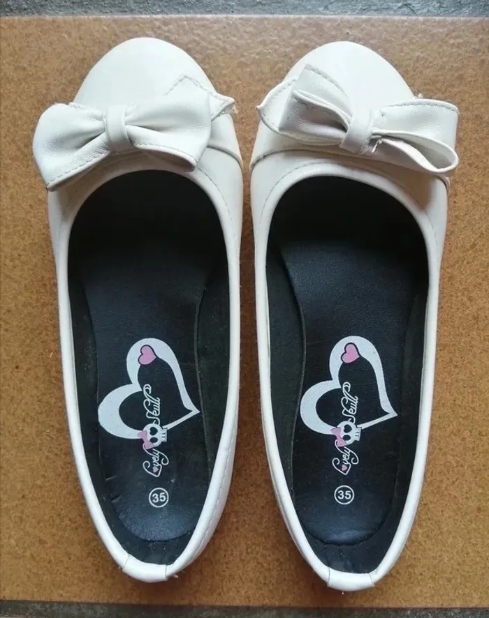 Ballerines blanches