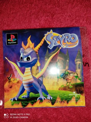 Jaquette avant spyro PlayStation