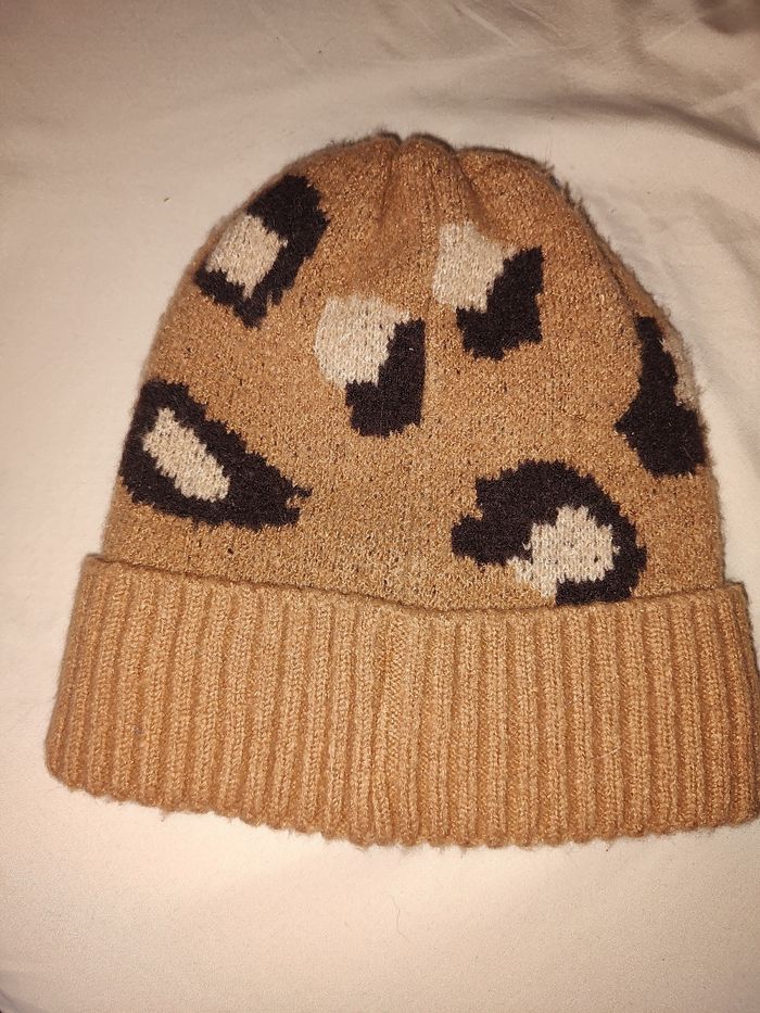 Bonnet femme léopard neuf taille unique - photo numéro 3