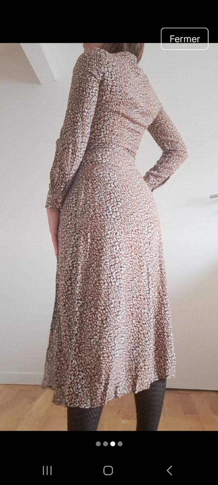 Robe chemise manches longues Stradivarius - photo numéro 2