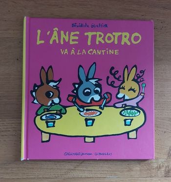 l'âne Trotro va à la cantine - Gallimard Jeunesse