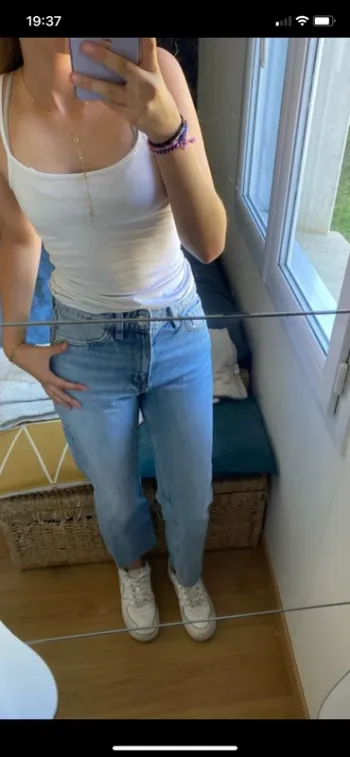 Jean droit femme taille 34