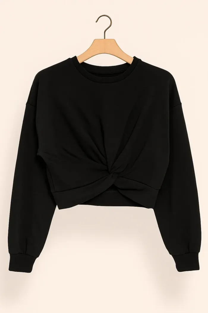 weat Femme H&M Noir - Taille 38/M - Style Tendance