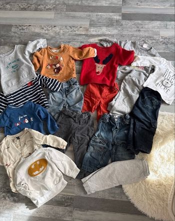 Lot vêtements bébé garçon 18 mois diverses marques