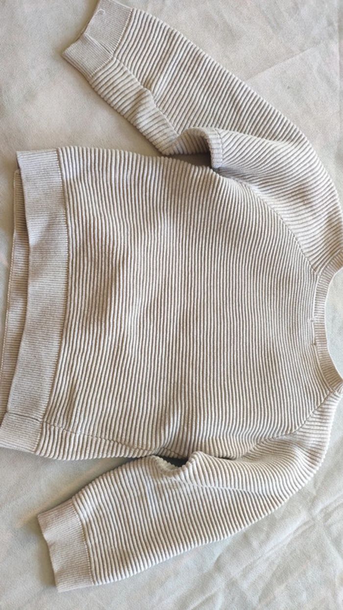 Pull Kiabi beige 24 mois - photo numéro 3
