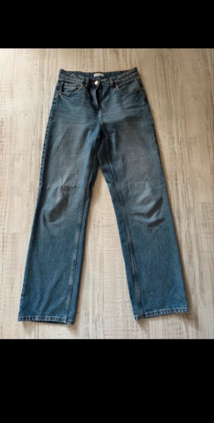 jean straight bleu - photo numéro 2