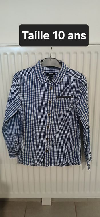 Chemise garçon Taille 10 ans marque Kiabi 