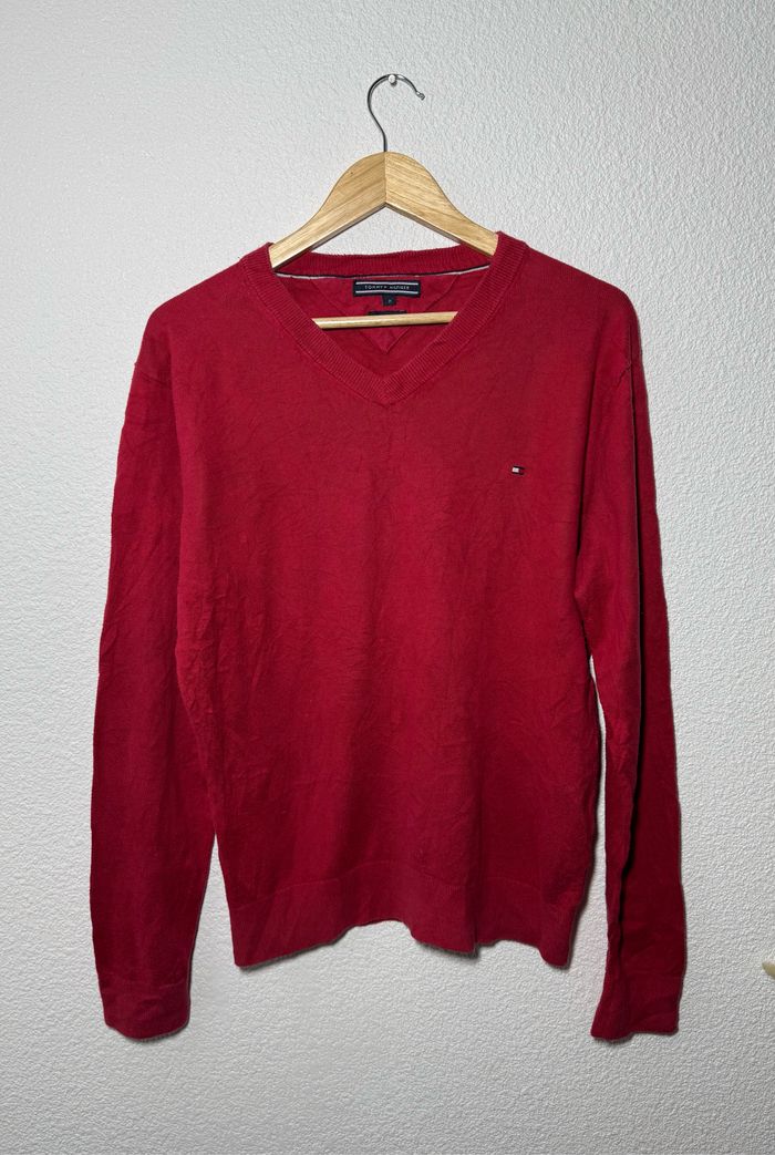 Pull Tommy Hilfiger - Homme - Rouge