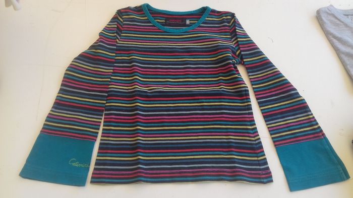 1 tee-shirt manche longue fille 4 ans - photo numéro 1