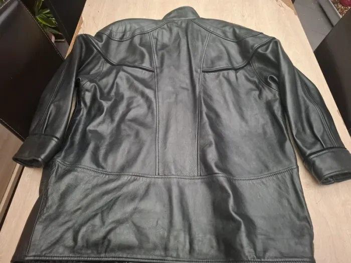 Manteau en cuir véritable - photo numéro 6