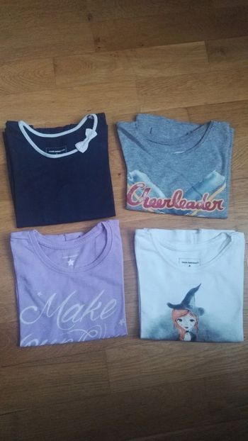 Lot de 4 hauts manches longues