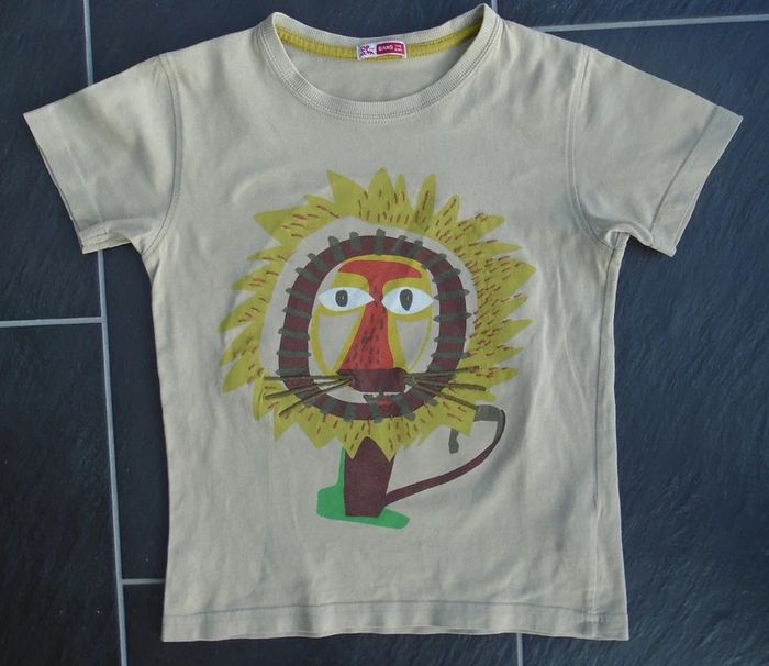Joli tee-shirt "lion" garçon 6 ans (114 cm) DPAM