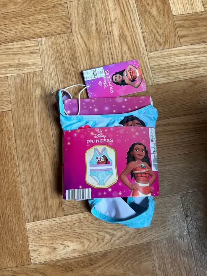 Maillot de bain fille 2 pièces 3/4 ans disney princess