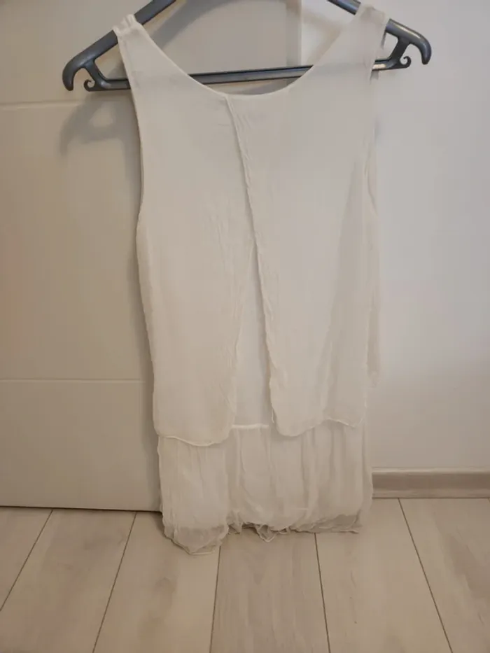Robe courte blanche - photo numéro 2