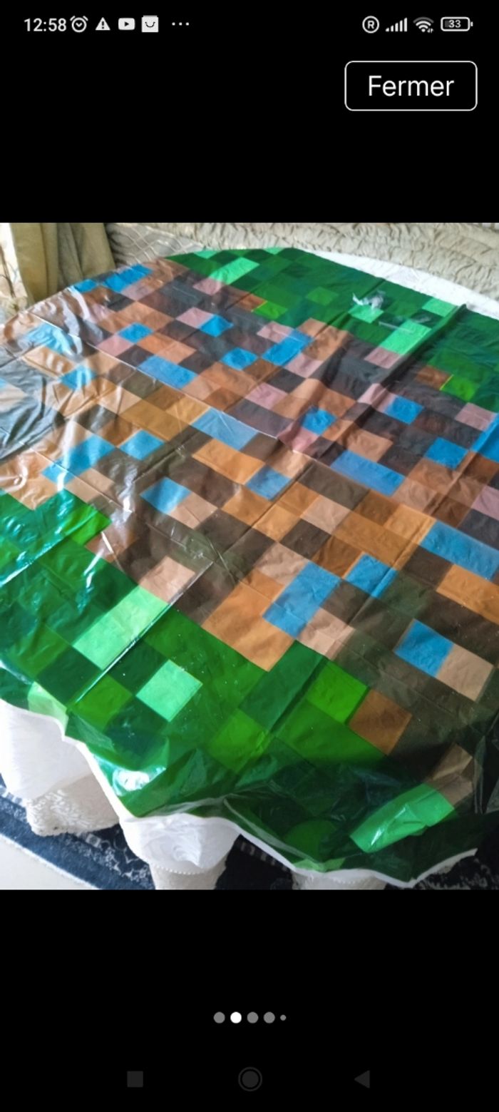lots deco anniversaire Minecraft - photo numéro 2