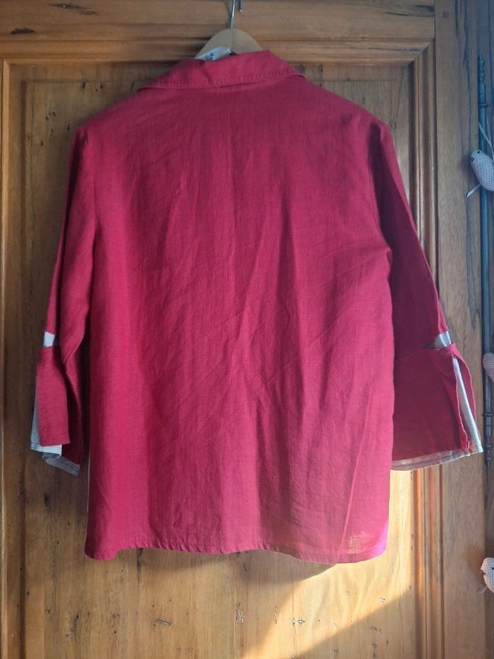Veste chemise 100 pour cent lin - photo numéro 7