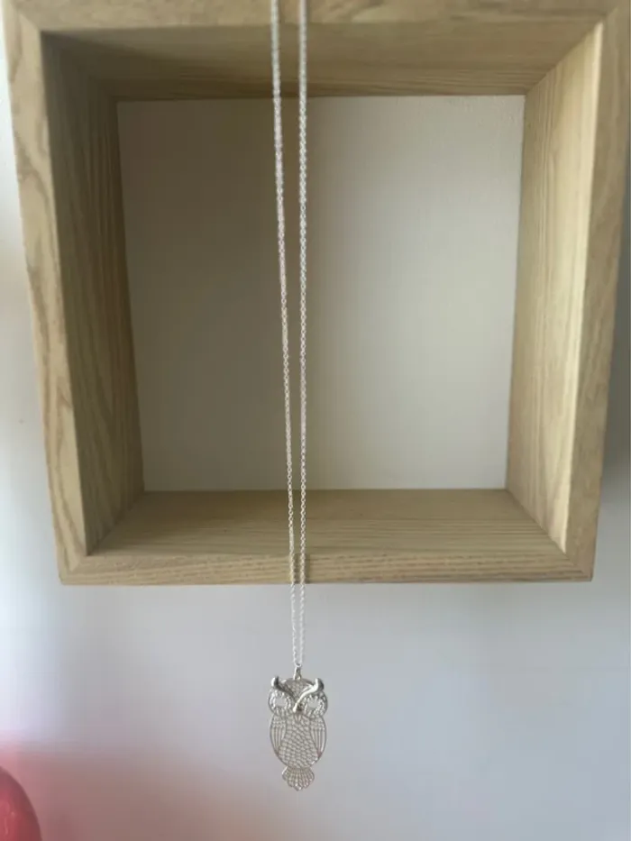 Collier sautoir hiboux - photo numéro 4
