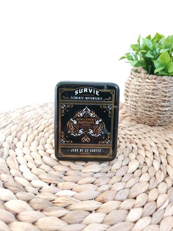 Jeu de 52 cartes Survie à l'épreuve des éléments imperméable Gentlemen's Hardware