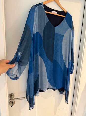 Tunique toscane bleu T 5