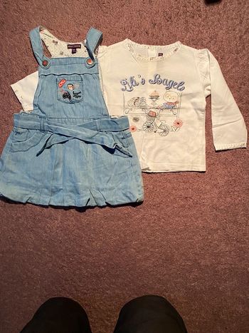 Ensemble jupe + tee shirt manche longue