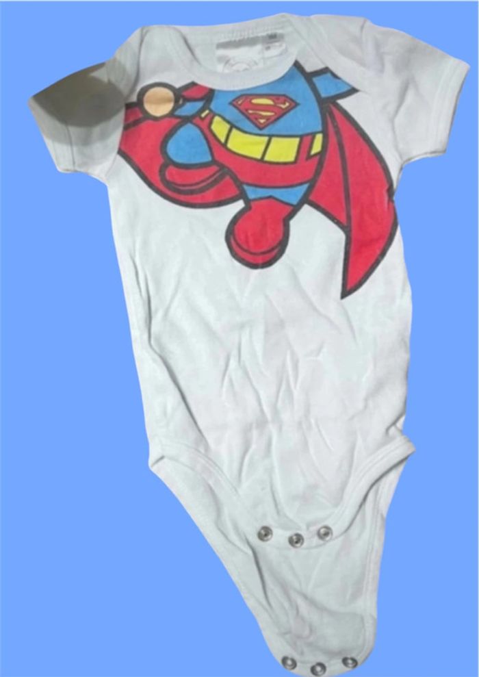 Body manche courte superman garcon 9 mois