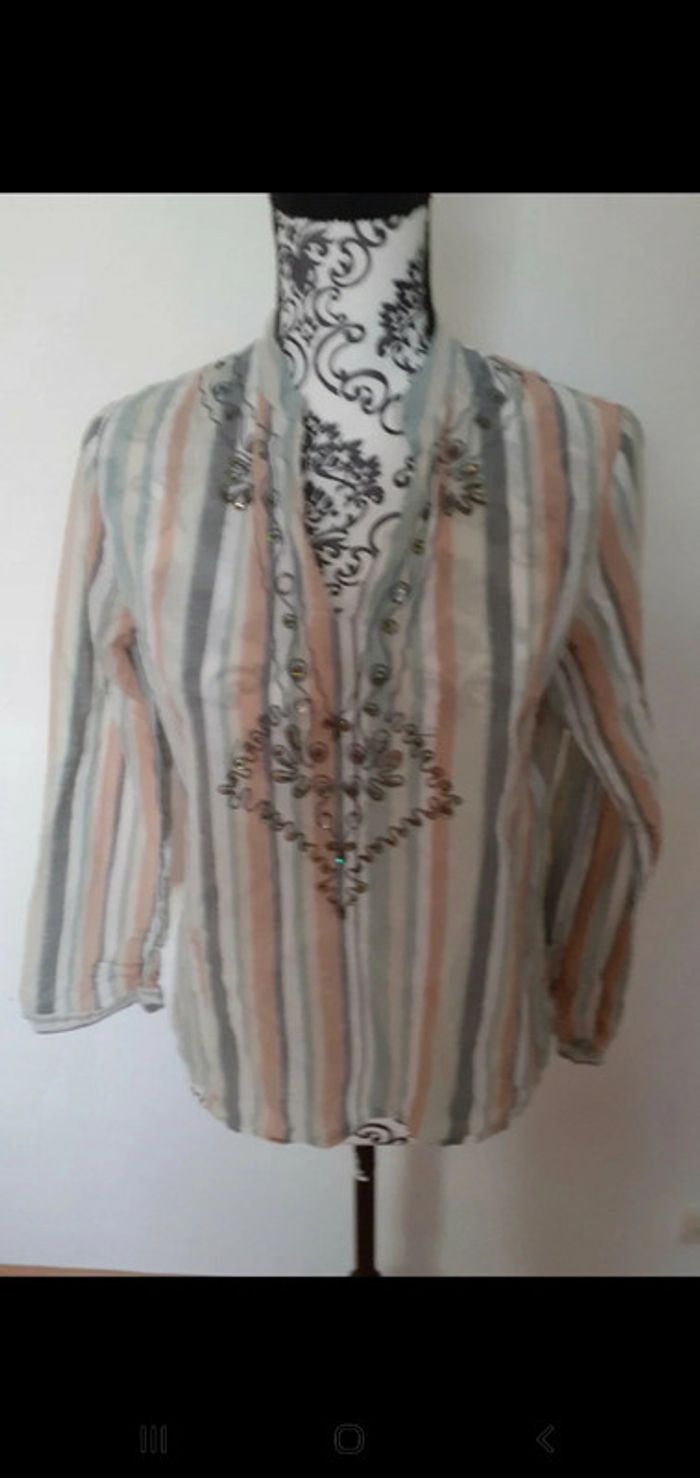 Blouse style tunisienne