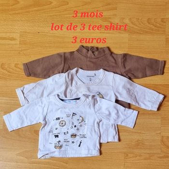 Tee-shirt  3 mois