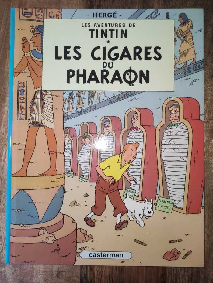 Les cigares du pharaons Tintin 1983