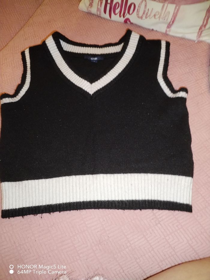 Pull manche courte