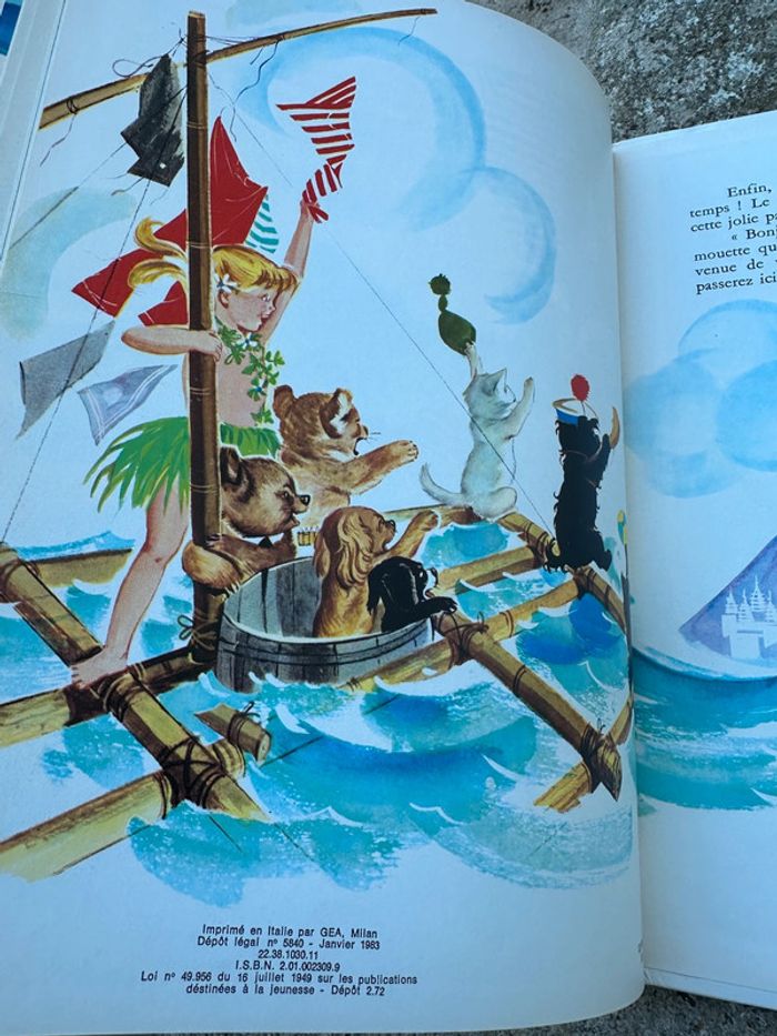 Pierre Probst - Caroline Voyage Livre Grands albums Hachette bd ancien vintage blanc - photo numéro 6