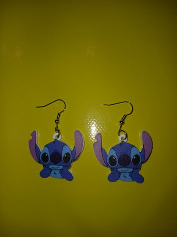 boucles d'oreilles stitch disney