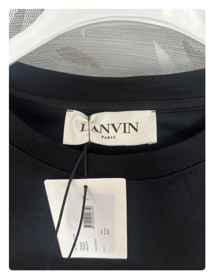 T-shirt Lanvin noir taille S - photo numéro 3