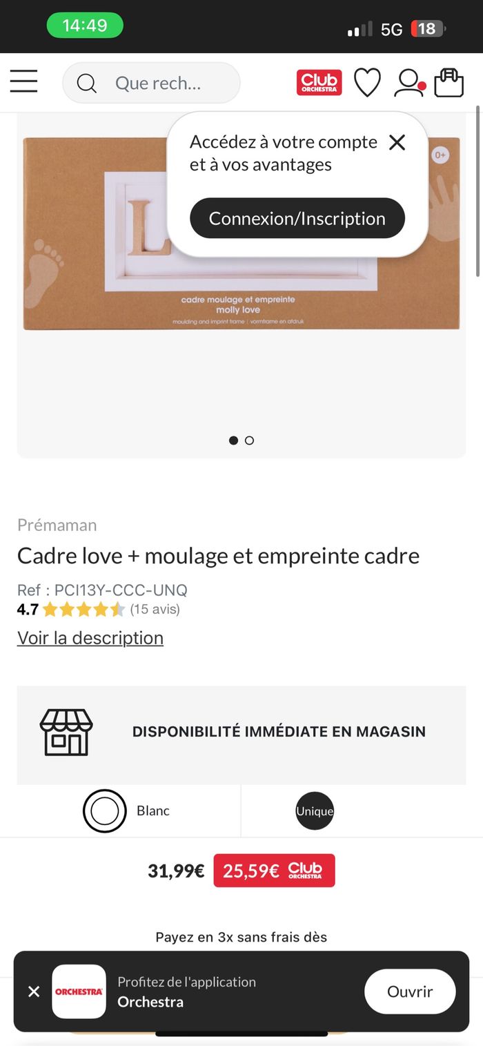 Cadre love +moulage et empreinte cadre - photo numéro 3