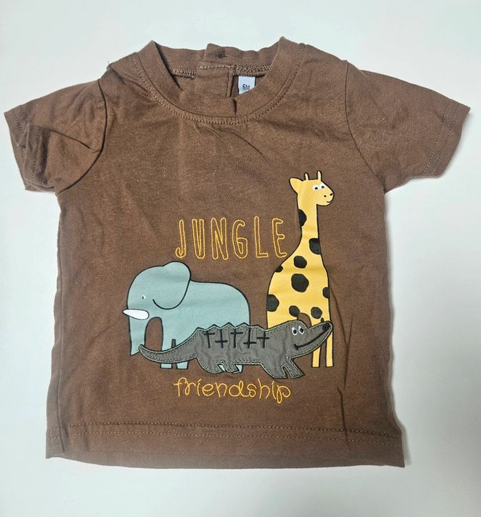 Lot de 3 t-shirts taille 6 mois - photo numéro 4