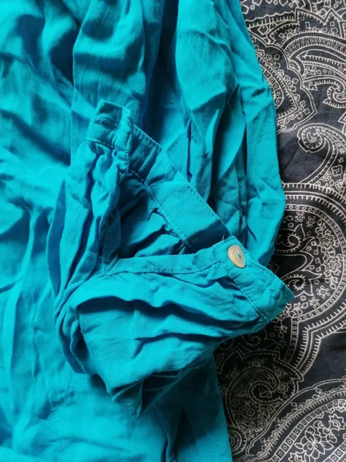 Tunique Turquoise Etam M - photo numéro 6