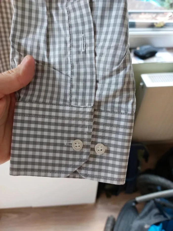 Chemise manches longues à carreaux Césur taille M - photo numéro 5