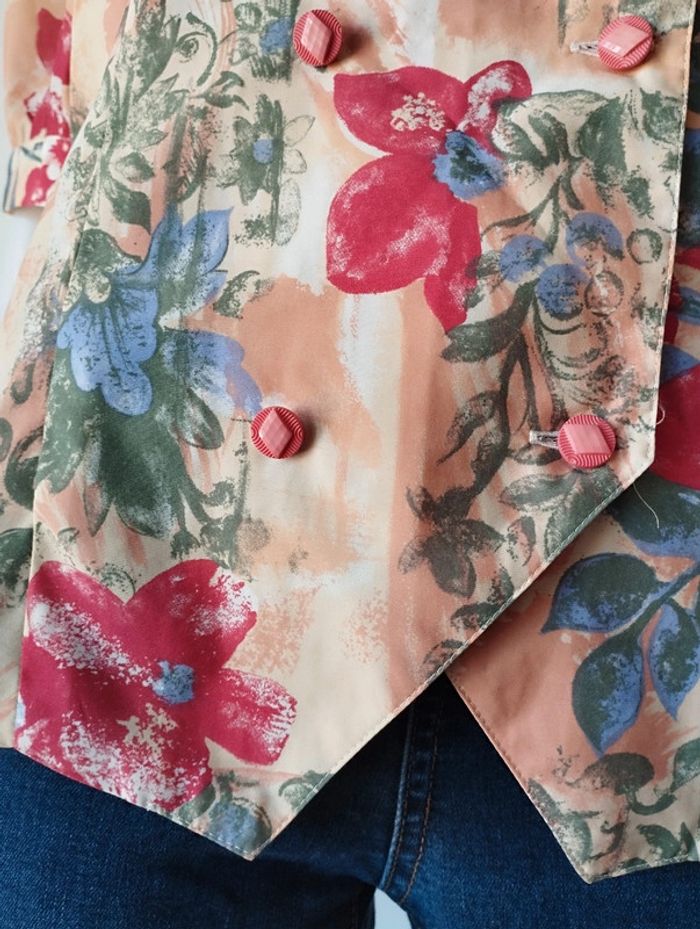 Blouse manches courtes ou chemisier vintage taille 44 - photo numéro 5