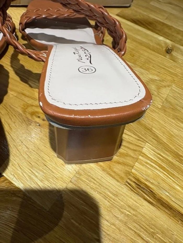 sandales femme marron taille 36 neuves - photo numéro 6