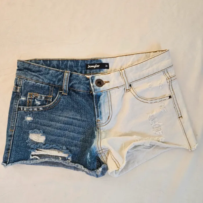 Short en jeans