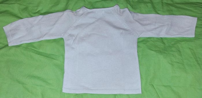 Pull cache cœur fille 6 mois pat et ripaton - photo numéro 2