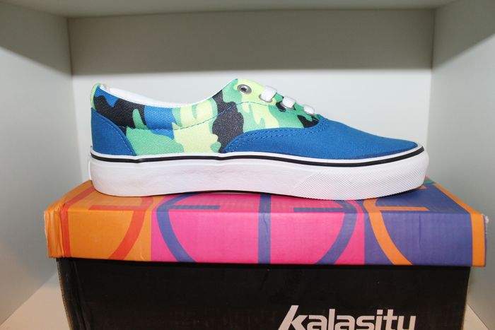 baskets basse bleu 37 - photo numéro 2