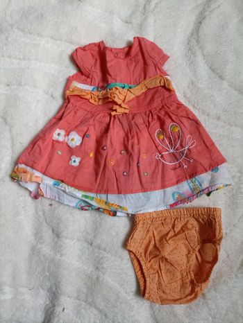 Robe d'été et sa culotte assortie