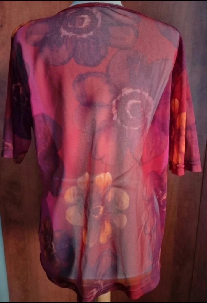 T-shirt transparent à motif 42-44 - photo numéro 4