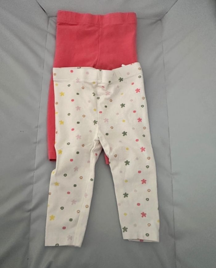 Lot 7 pantalons fille 9 mois