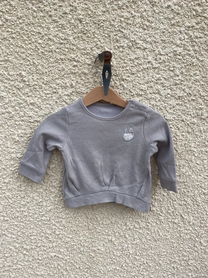 Pull vert baudet 9 mois