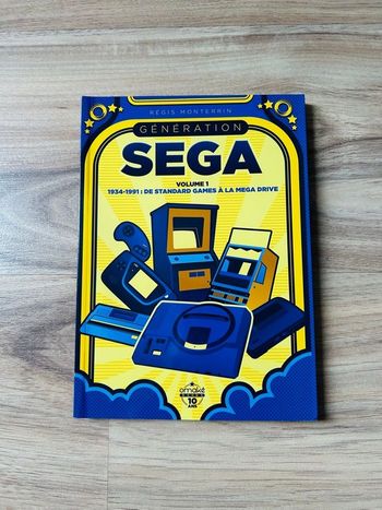Livre de Régis Monterrin «Génération Sega Volume 1» Omaké Books